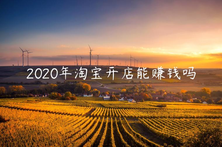 2023年淘寶開店能賺錢嗎